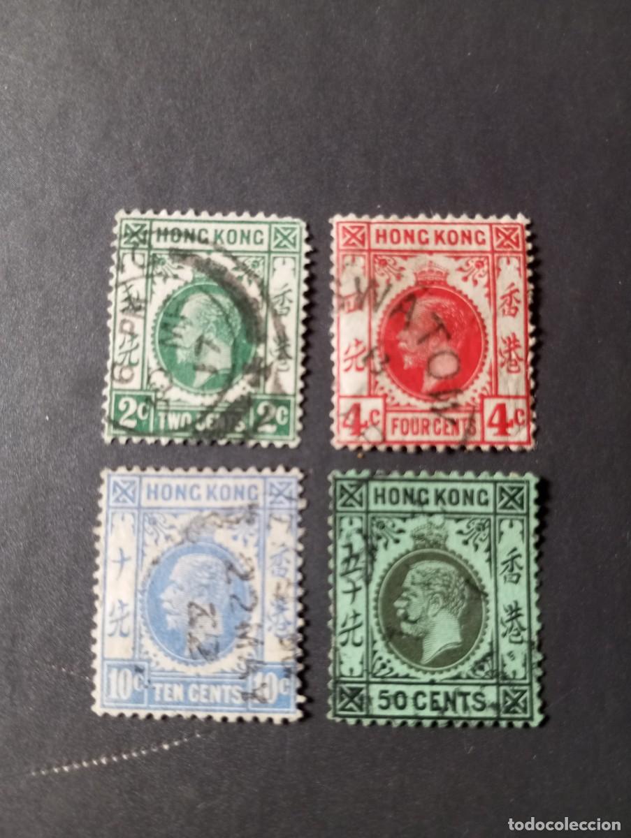 Sellos: HONG KONG, 1912/14, JORGE V