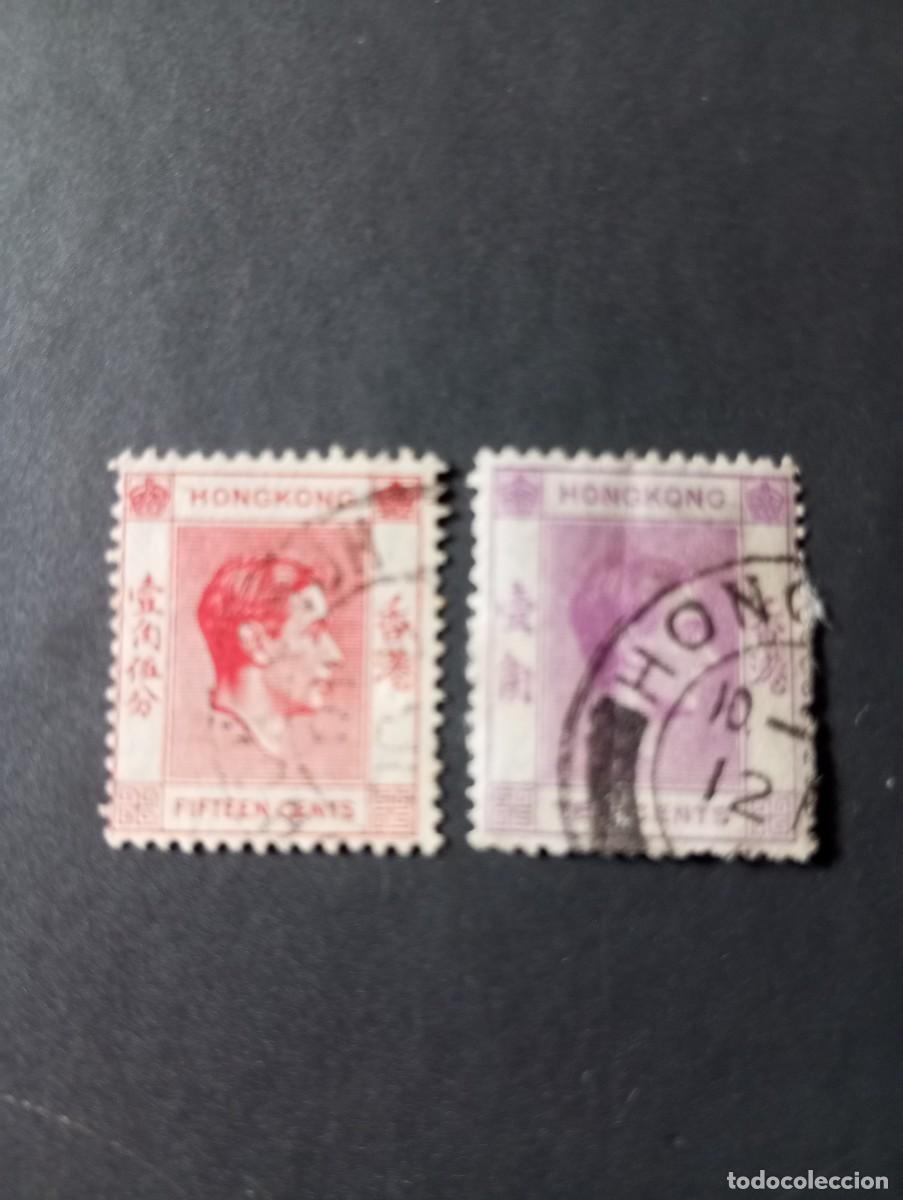 Sellos: HONG KONG, 1938/48, JORGE VI