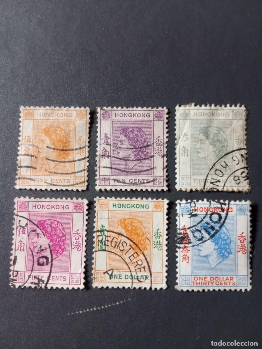 Sellos: HONG KONG, 1954/60, ISABEL II