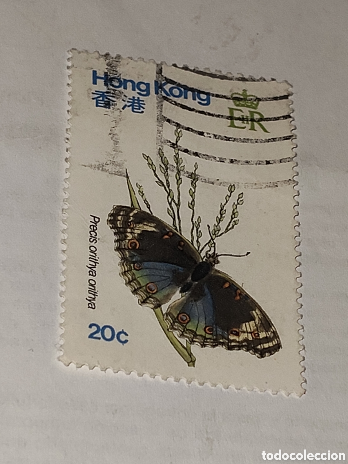 Stamps: Sello de Hong Kong mariposas aut&oacute;ctonas 1979