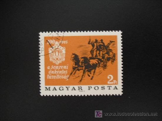 Selos: Hungria(Magyar Posta). 1 sello usado sin charnela