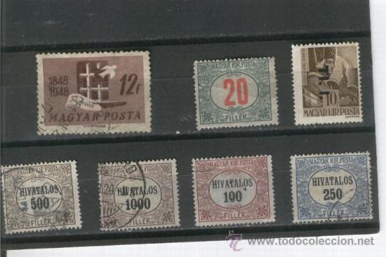 Sellos: LOTE. SELLOS. HUNGRIA. ANTIGUOS.