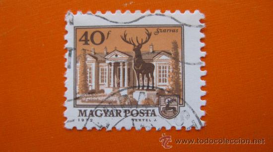 Sellos: 1972 hungria, szarvas - Foto 1