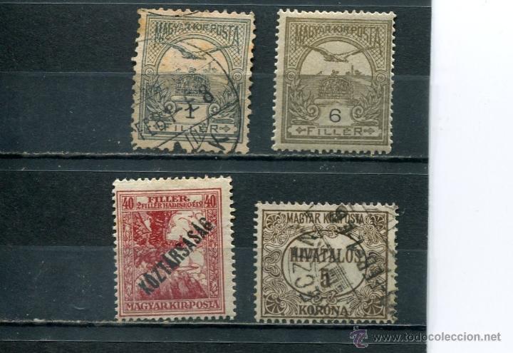 Sellos: LOTE SELLOS HUNGRIA SOBRECARGA - Foto 1