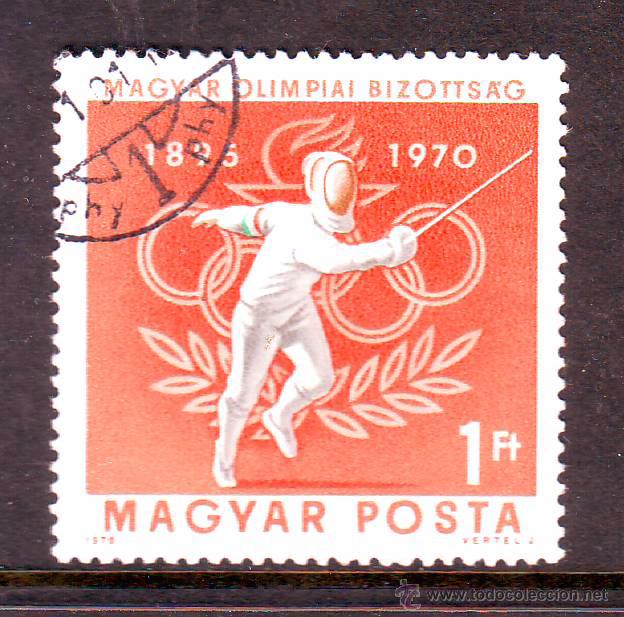 Sellos: HUNGRIA.A&Ntilde;O 1970.DEPORTES.VALOR USADO.
