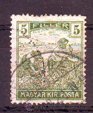 Sellos: HUNGRIA.A&Ntilde;O 1916.ANTIGUO VALOR USADO.MICHEL NR.192.