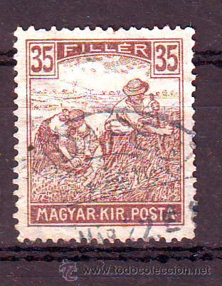 Sellos: HUNGRIA.A&Ntilde;O 1916.ANTIGUO VALOR USADO.MICHEL NR.198.