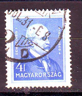 Sellos: HUNGRIA.A&Ntilde;O 1932.PERSONAJES.ANTIGUO VALOR USADO.MICHEL NR.491.
