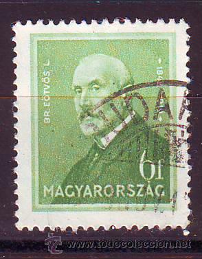 Sellos: HUNGRIA.A&Ntilde;O 1932.PERSONAJES.ANTIGUO VALOR USADO.MICHEL NR.492.