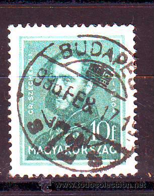 Sellos: HUNGRIA.A&Ntilde;O 1932.PERSONAJES.ANTIGUO VALOR USADO.MICHEL NR.493.