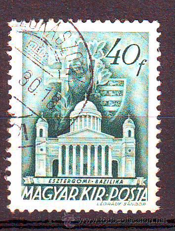 Sellos: HUNGRIA.A&Ntilde;O 1939.ANTIGUO VALOR USADO.MICHEL NR.609.