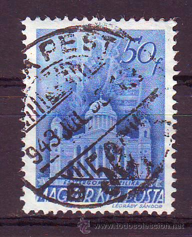 Sellos: HUNGRIA.A&Ntilde;O 1943.ANTIGUO VALOR USADO.MICHEL NR.719.