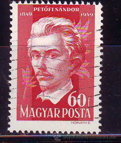 Sellos: HUNGRIA.A&Ntilde;O 1949.PERSONAJES.ANTIGUO VALOR USADO.MICHEL NR.1046.