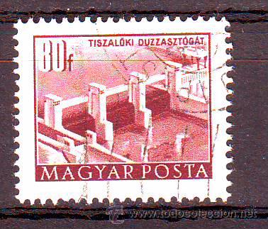 Briefmarken: HUNGRIA.A&Ntilde;O 1952-1953.EDIFICIOS.SELLO BASICO.