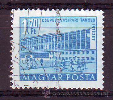 Briefmarken: HUNGRIA.A&Ntilde;O 1952-1953.EDIFICIOS.SELLO BASICO.