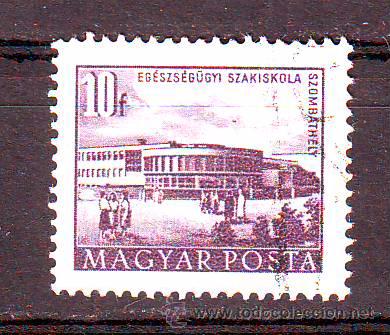 Sellos: HUNGRIA.A&Ntilde;O 1952-1953.EDIFICIOS.SELLO BASICO. - Foto 1