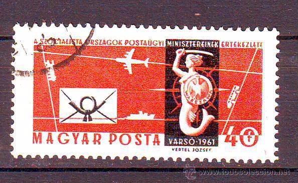 Briefmarken: HUNGRIA.A&Ntilde;O 1961.COMUNICACIONES.MICHEL NR.1762.