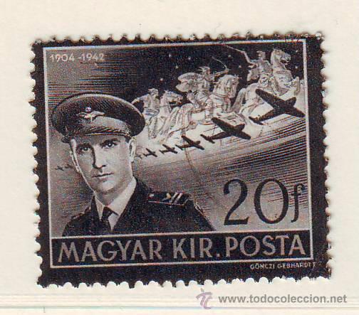 Briefmarken: HUNGRIA.A&Ntilde;O 1942.AVIACION.AVIONES.ANTIGUO VALOR USADO.MICHEL NR.695.