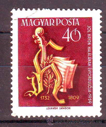 Briefmarken: HUNGRIA.A&Ntilde;O 1959.MUSICA.MICHEL NR.1618.