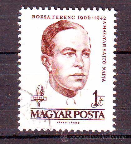 Briefmarken: HUNGRIA.A&Ntilde;O 1961.PERSONAJES.MICHEL NR.1726.