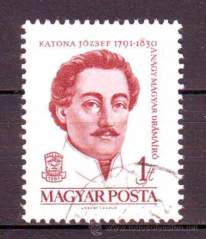 Briefmarken: HUNGRIA.A&Ntilde;O 1961.PERSONAJES.MICHEL NR.1807.