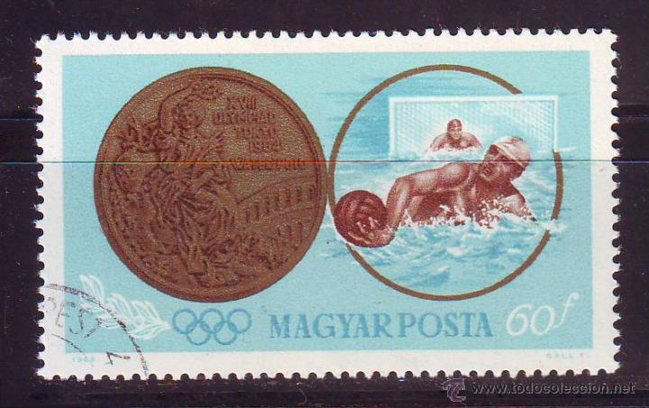 Briefmarken: HUNGRIA.A&Ntilde;O 1965.DEPORTES.OLIMPIADAS.TOKIO 64.MICHEL NR.2092.