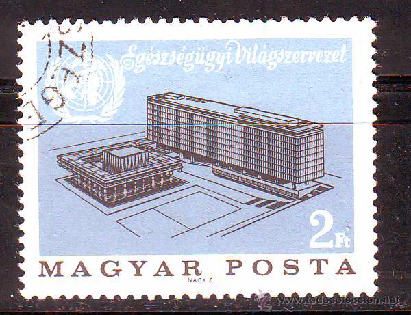 Sellos: HUNGRIA.A&Ntilde;O 1966.EDIFICIOS.MICHEL NR.2237. - Foto 1