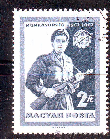 Briefmarken: HUNGRIA.A&Ntilde;O 1967.SOLDADOS.MICHEL NR.2314.