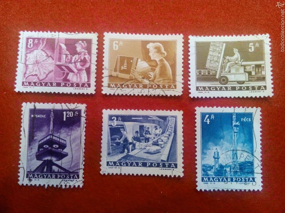 Sellos: HUNGRIA 6 SELLOS DISTINTOS - Foto 1