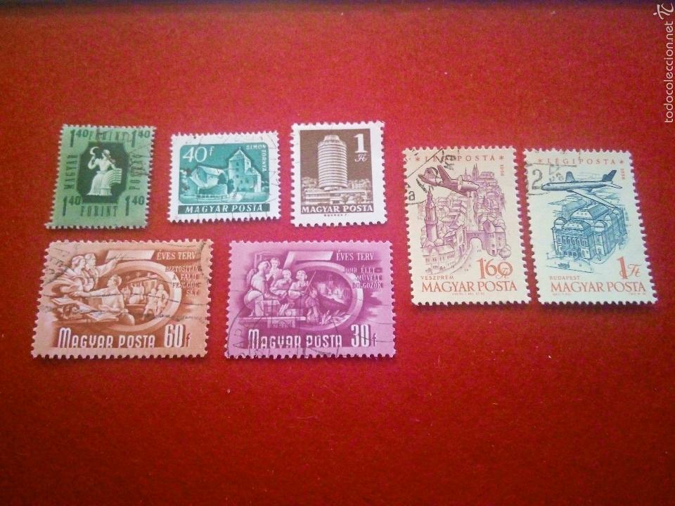 Sellos: HUNGRIA 7 SELLOS DISTINTOS - Foto 1