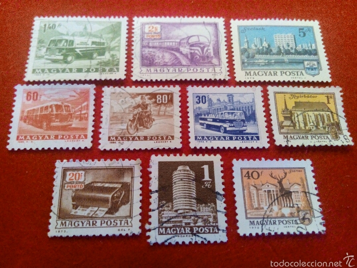 Sellos: HUNGRIA 10 SELLOS DISTINTOS - Foto 1