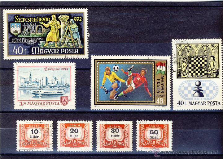 Timbres: HUNGRIA.- LOTE USADOS.- (2)