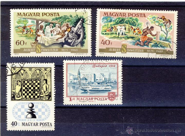 Timbres: HUNGRIA.- LOTE USADOS.- (3)