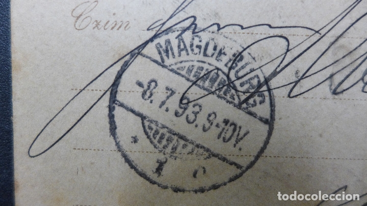 Sellos: ENTERO POSTAL DE HUNGRIA CIRCULADA A&Ntilde;O 1893 - Foto 2