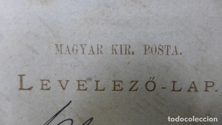 Sellos: ENTERO POSTAL DE HUNGRIA CIRCULADA A&Ntilde;O 1893 - Foto 4