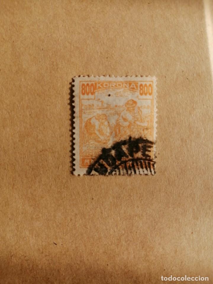 Sellos: HUNGRIA - 800 CORONAS - Foto 1