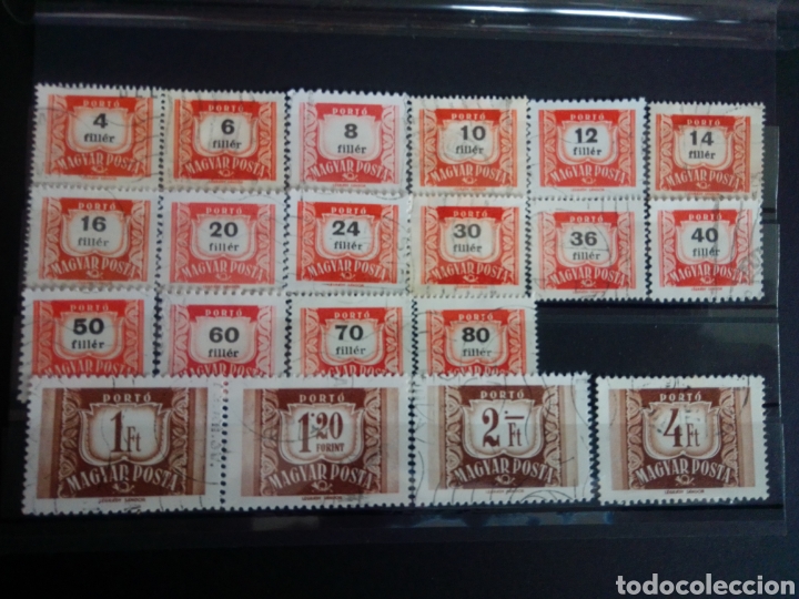 Sellos: LOTE DE SELLOS DE HUNGR&Iacute;A. - Foto 1