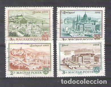 Sellos: Hungary 1972 Architecture, used     E.159 - Foto 1