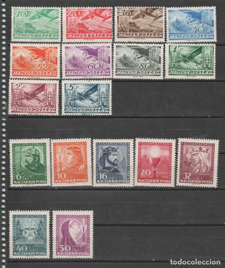 Sellos: HUNGR&Iacute;A LOTE 1936 Y 1938 - Foto 1