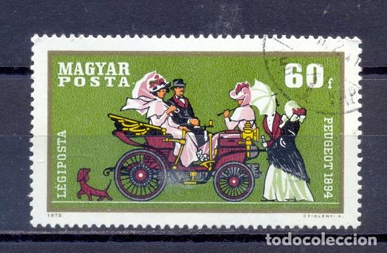 Sellos: HUNGRIA, COCHES ANTIGUOS - Foto 1