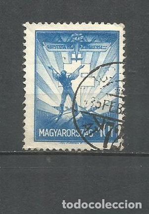 Sellos: HUNGRIA CORREO AEREO YVERT NUM. 29 USADO - Foto 1