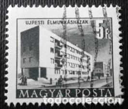 Sellos: 1952 HUNGR&Iacute;A . Edificios - Foto 1