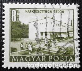 Sellos: 1953 HUNGR&Iacute;A. Edificios - Foto 3