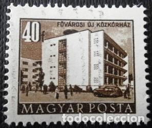 Sellos: 1953 HUNGR&Iacute;A. Edificios - Foto 6