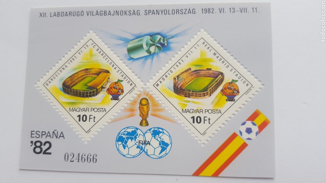 Sellos: Espa&ntilde;a. 82. Hungri N 3 - Foto 1