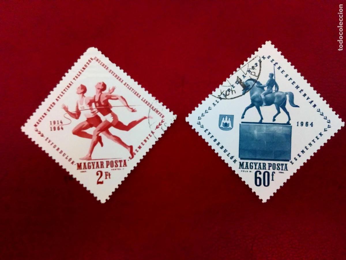 Sellos: HUNGR&Iacute;A 1964, ANIVERSARIOS - Foto 1