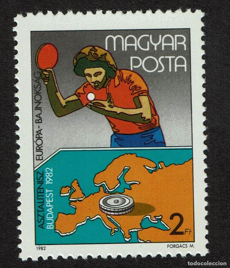 Sellos: Ping Pong 1982. Hungria 1982 - Foto 1