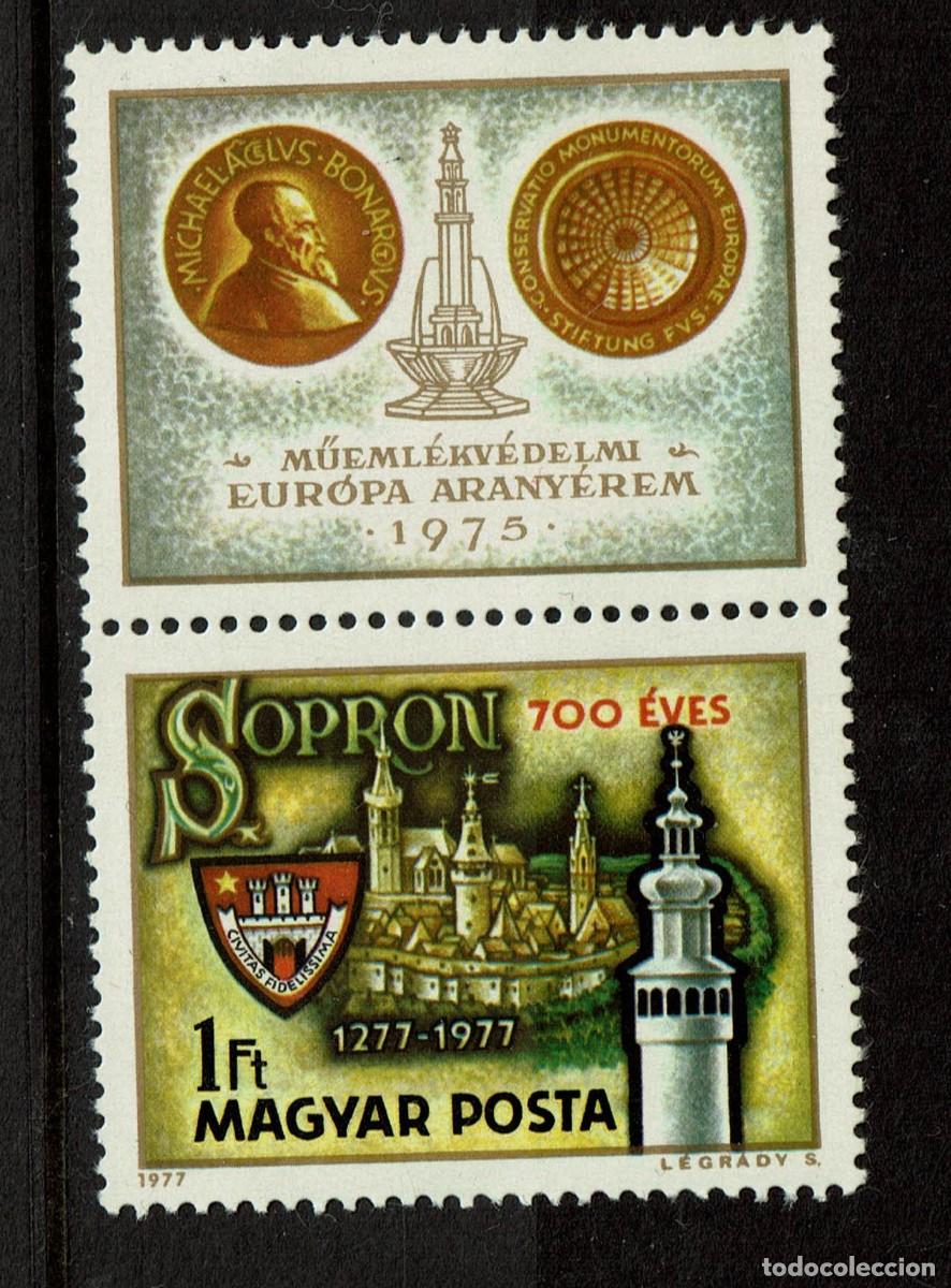 Sellos: Diptico 1977. Hungria - Foto 1