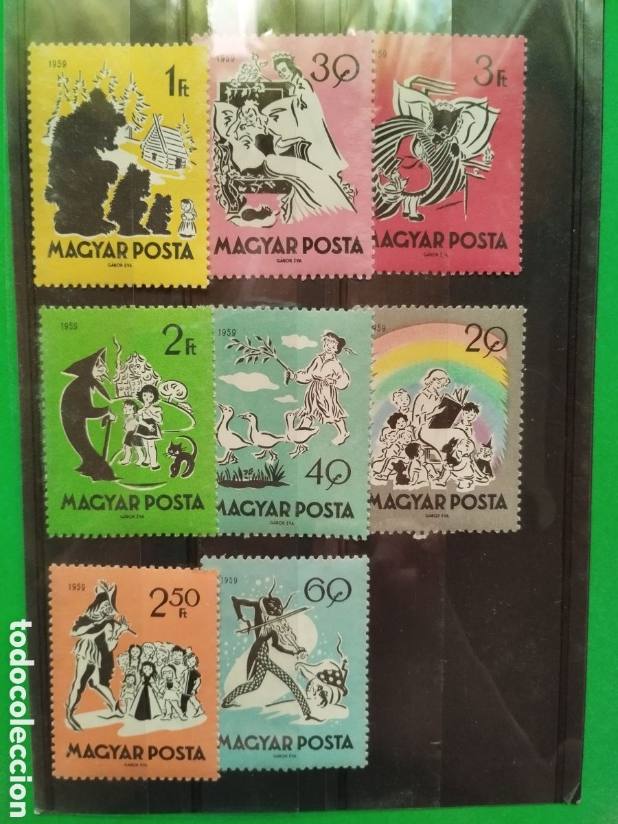 Sellos: Hungria 1959 num.1642/49 - Foto 1