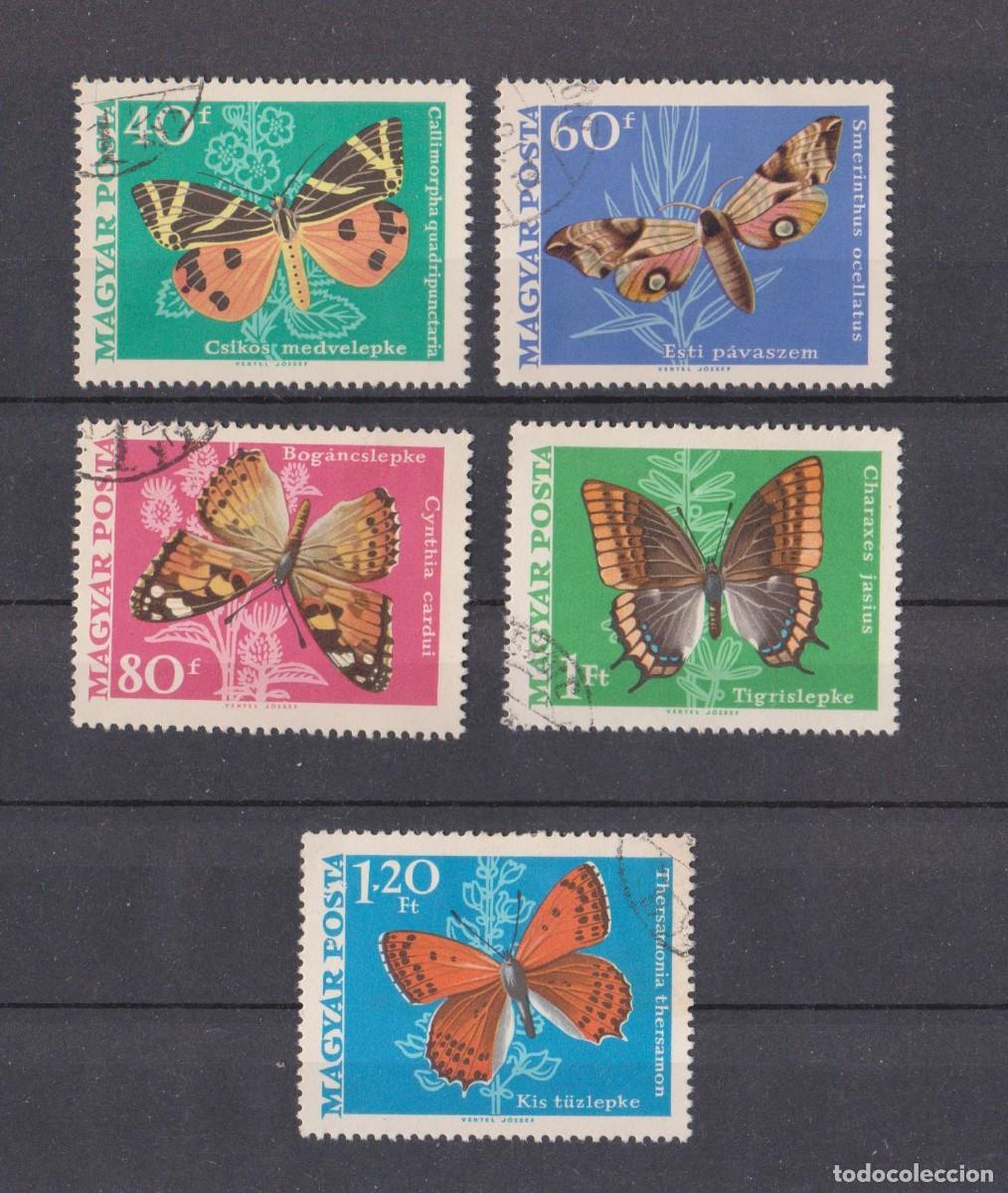 Sellos: HUNGRIA 1969 MARIPOSAS - Foto 1